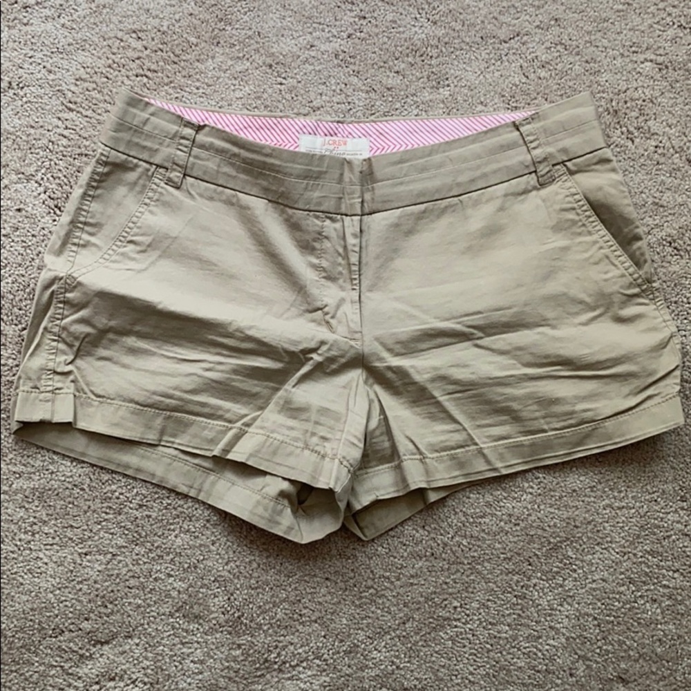 J Crew khaki broken-in chino shorts